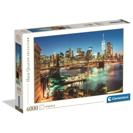 New York Brooklyn Bridge Lights 6000 db-os Compact puzzle termékfotó