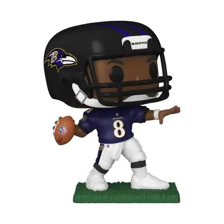 NFL POP! Sports Vinyl Lamar Jackson (Baltimore Ravens) figura 9 cm termékfotó