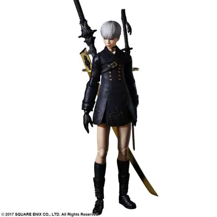 NieR Automata Play Arts Kai YoRHa No. 9 Type S Deluxe Ver. akciófigura 24 cm termékfotó