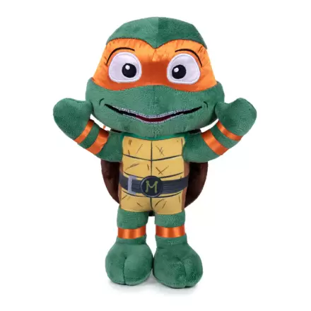Ninja Turtles Mutant Mayhem Michelangelo plüss 38cm termékfotója