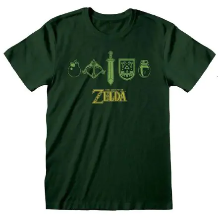 Nintendo Zelda Icons felnőtt póló termékfotó