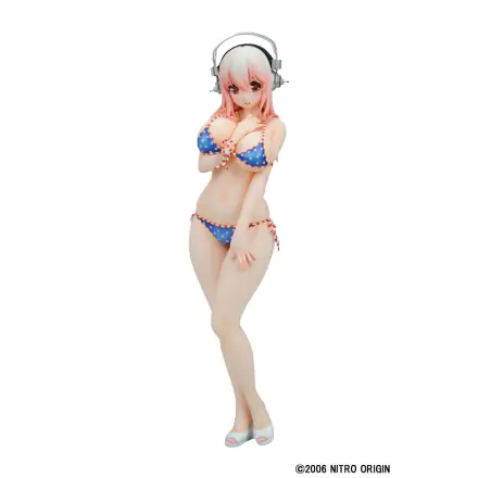 Nitro Super Sonic PVC Statue 1/6 Super Sonico Paisura Bikini Ver. Re-Run 28 cm termékfotója