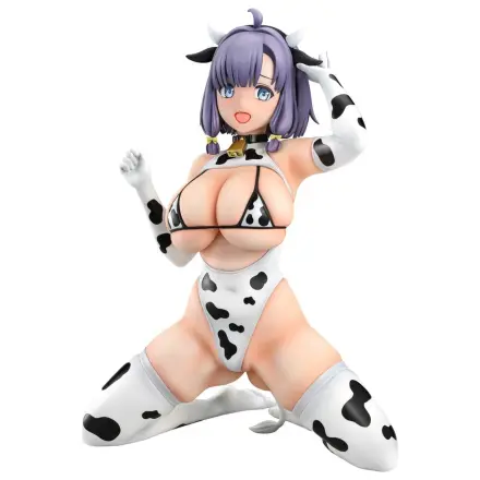 Nukitashi The Animation 1/5 Misaki Hotori Cow print costume PVC szobor figura 22 cm termékfotó
