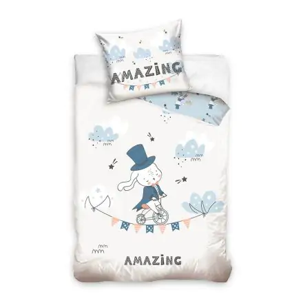 Nyuszi ágyneműhuzat 140×200cm, 70×80 cm termékfotó