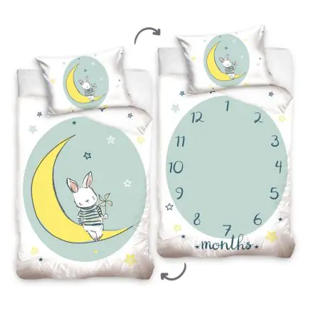 Nyuszi gyerek ágyneműhuzat 100×135cm, 40×60 cm termékfotó