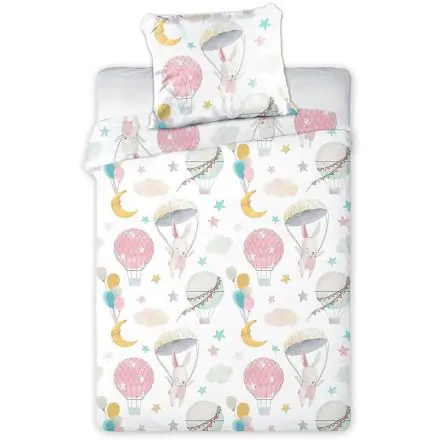 Nyuszi gyerek ágyneműhuzat 100x135cm, 40x60 cm termékfotó