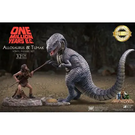 One Million Years B.C. Allosaurus & Tumak Soft Vinyl szobor figura termékfotó
