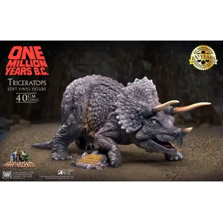 One Million Years B.C. Triceratops Soft Vinyl szobor figura 40 cm termékfotó