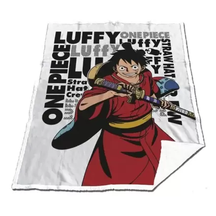 ONE PIECE Sherpa Decke 130x170cm Luffy "Wano" termékfotója