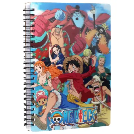 One Piece 3D Effect Group 5 A5 jegyzetfüzet   termékfotó
