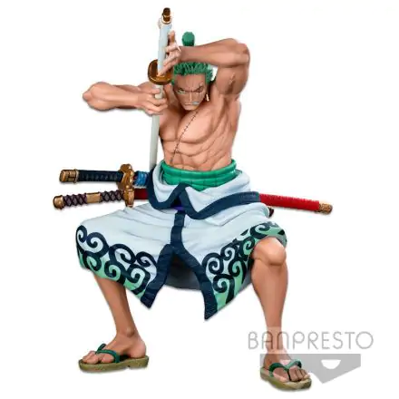 One Piece Banpresto World Colosseum 3 Super Master Star Piece The Roronoa Zoro Brush figura 22cm termékfotó