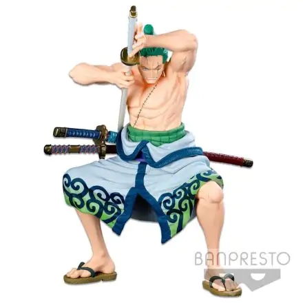 One Piece Banpresto World Colosseum 3 Super Master Star Piece The Roronoa Zoro Original figura 22cm termékfotó