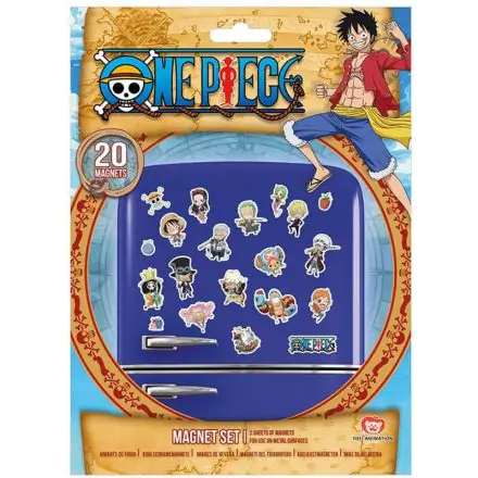 One Piece chibi hűtőmágnes 20-as csomag termékfotója