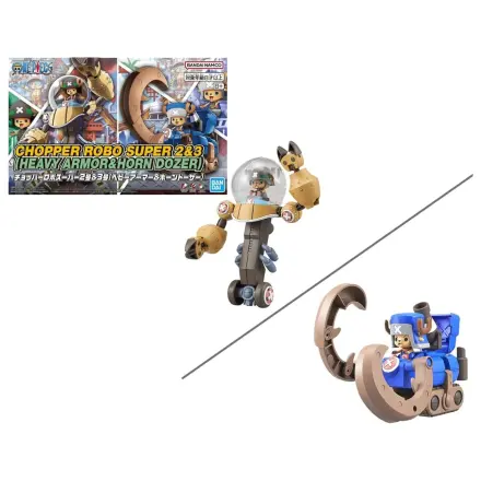 One Piece: Chopper Robo Super 2&3 Heavy Armor & Horn Dozer - modell készlet termékfotó