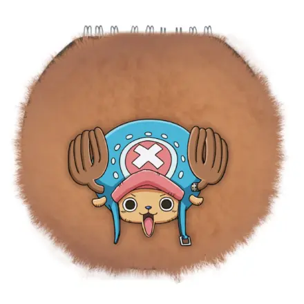 One Piece Chopper Round Fuzzy jegyzetfüzet termékfotó