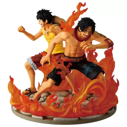 One Piece Dramatic Memories Ace & Luffy Ichibansho figura 15cm termékfotó