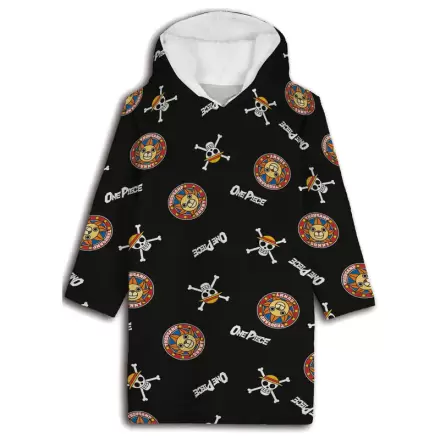One Piece felnőtt nagyméretű nagyméretű belebújós plüss pléd, takaró, poncsó, pulóver termékfotó