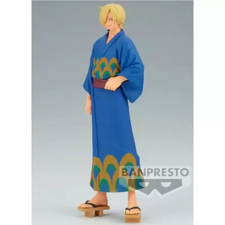 One Piece Grandline Series Wanokuni Yukata Silvers Sanji figura 17cm termékfotója