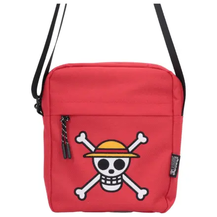 One Piece Luffy Jolly Roger (Red) keresztpántos táska 23 cm termékfotó