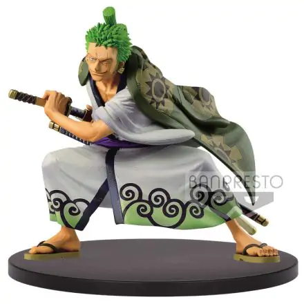 One Piece King of Artist The Roronoa Zoro Wano Kuni figura 14cm termékfotó