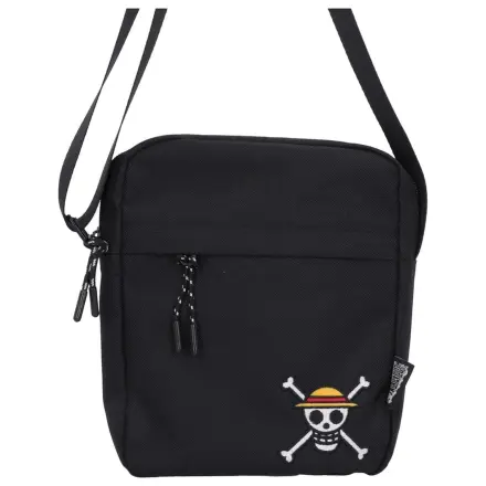 One Piece Luffy Jolly Roger (Black) keresztpántos táska 23 cm termékfotó