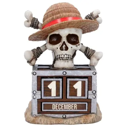 One Piece  Luffy Jolly Roger öröknaptár naptár 16 cm termékfotó