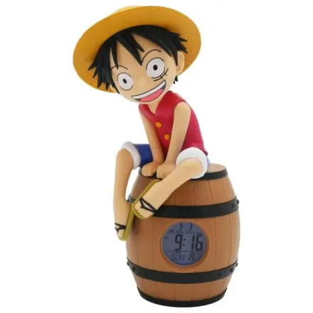 ONE PIECE Luffy on a Barrel LED-es ébresztőóra 28 cm termékfotó