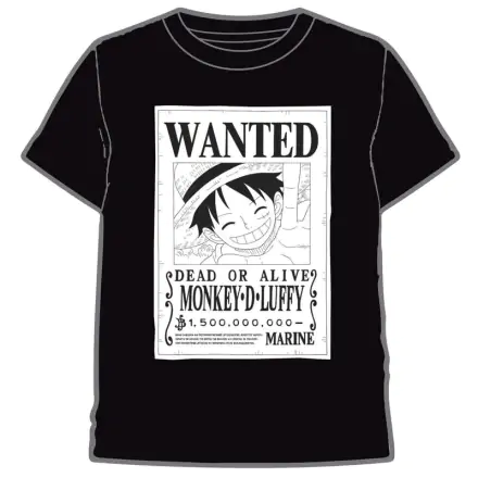One Piece Luffy Wanted gyerek póló termékfotó