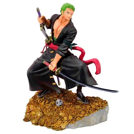 One Piece Roronoa Zoro by Eiichiro Oda WT100 Daikaizoku Hyakkei FiguartsZERO szobor figura 17cm termékfotó