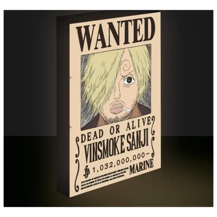 One Piece Sanji Wanted megvilágított poszter 40x30 cm termékfotó