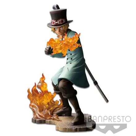One Piece Stampede Movie Brotherhood III Sabo figura 15cm termékfotó