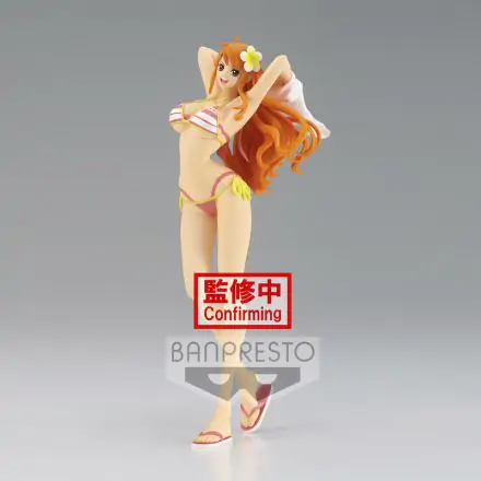 One Piece The Grandline Girl Vacation Nami Ver.B figura 20cm termékfotó