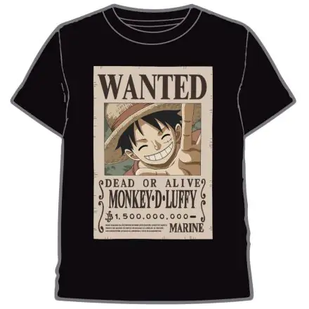 One Piece Wanted Luffy felnőtt póló termékfotója