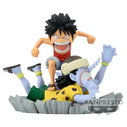 One Piece WCF Log Stories Luffy vs Arlong figura 7cm termékfotója