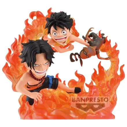 One Piece WCF Log Stories Marineford Portgas D Ace & Monkey D Luffy figura 10cm termékfotó