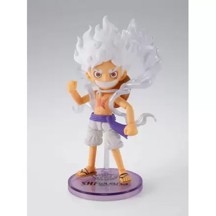 One Piece World Collactable figurák x S.H. Figuarts akciófigura Monkey D. Luffy Gear 5 8 cm      termékfotó