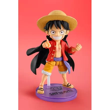 One Piece World Collactable Figures x S.H. Figuarts akciófigura Monkey D. Luffey 8 cm termékfotója