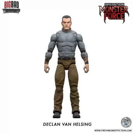 Operation: Monster Force 1/12 Declan Van Helsing akciófigura 15 cm termékfotója