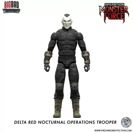 Operation: Monster Force 1/12 Delta Red Nocturnal Operations Trooper akciófigura 15 cm termékfotója