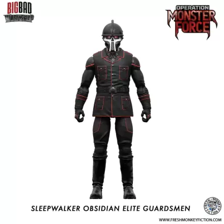 Operation: Monster Force 1/12 Sleepwalker Obsidian Elite Guardsmen akciófigura 15 cm termékfotója