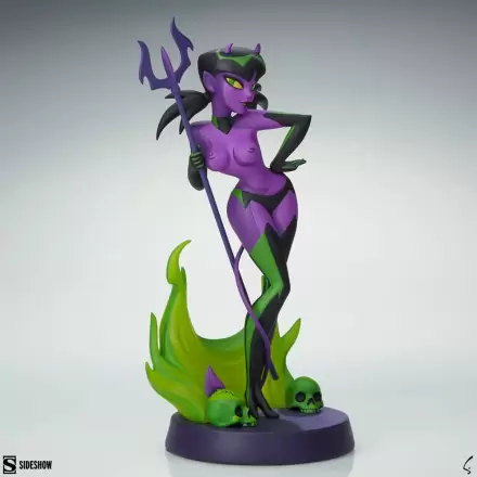 Original Artist Series Statue Devil Girl (Purple and Green Variant) 30 cm termékfotója