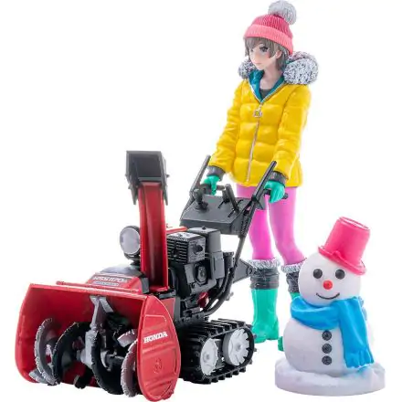 Original Character 1/20 PLAMAX MF-62 minimum factory Minori with Honda Small Snow Plow HSS1170n (JX) Műanyag modell készlet 9 cm termékfotó