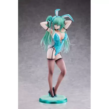 Original Character 1/4 Green Twin Tail Bunny-chan PVC szobor figura 43 cm termékfotója