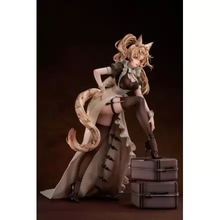 Original Character 1/7 Battle Maid Different Species Leopard Cat Maria Deluxe Edition PVC szobor figura 24 cm termékfotója