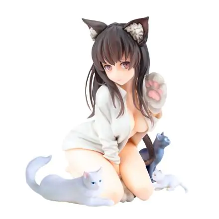 Original Character 1/7 Koyafu Catgirl Mia PVC szobor figura 15 cm termékfotó