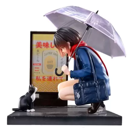 Original Character 1/7 Rainy Day - Meeting Illustrated by Catzz szobor figura 16 cm termékfotó