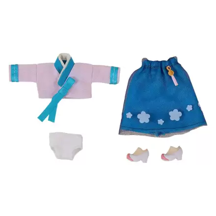Original Character Accessories for Nendoroid Doll Figures Outfit Set: World Tour Korea - Girl (Blue) termékfotó
