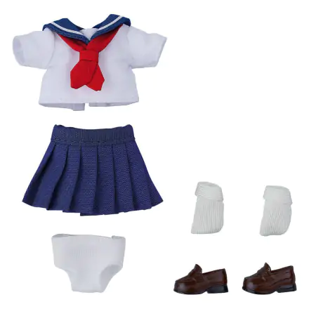 Original Character for Nendoroid Doll Figures Outfit Set: Short-Sleeved Sailor Outfit (Navy) figura kiegészítő csomag termékfotó