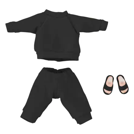 Original Character for Nendoroid Doll Figures Outfit Set: Sweatshirt and Sweatpants (Black) termékfotója