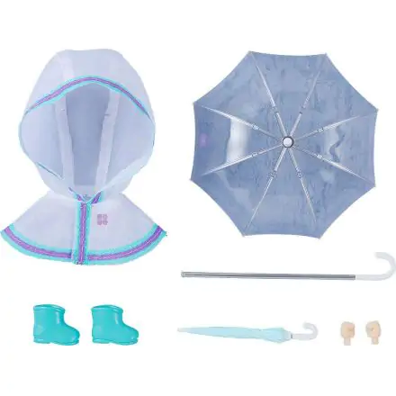 Original Character Parts for Nendoroid Doll Figures Outfit Set Rain Poncho - White termékfotó
